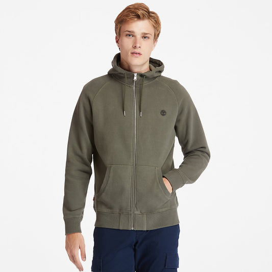 Timberland Mens Exeter River Zip Hoodie for Men in Green