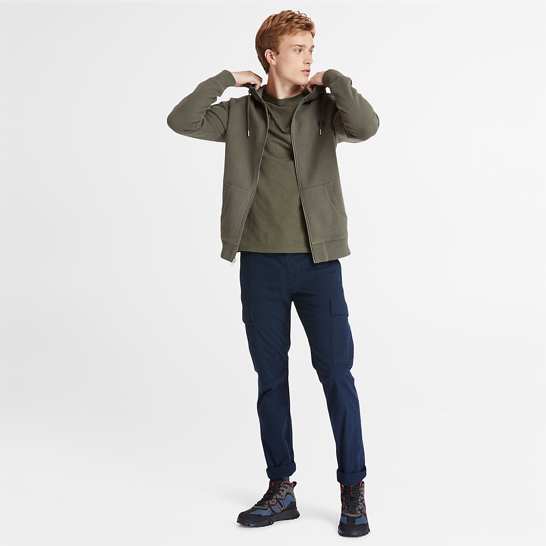 Timberland Mens Exeter River Zip Hoodie for Men in Green