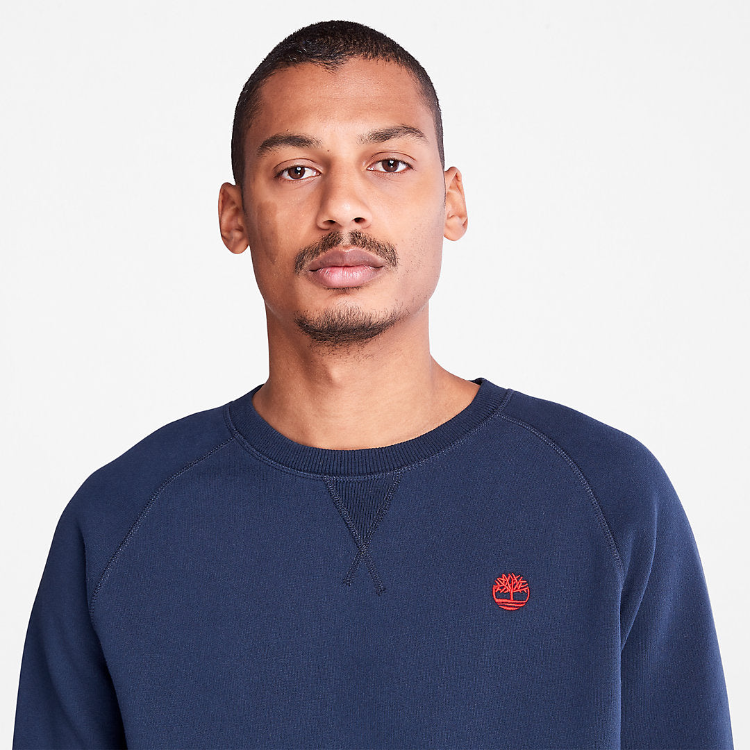 Timberland Mens Exeter River Sweatshirt for Men in Navy