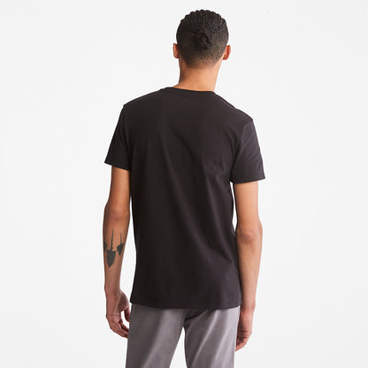 Timberland Mens 3xPack Organic Cotton T-Shirts for Men in Black, White, Grey