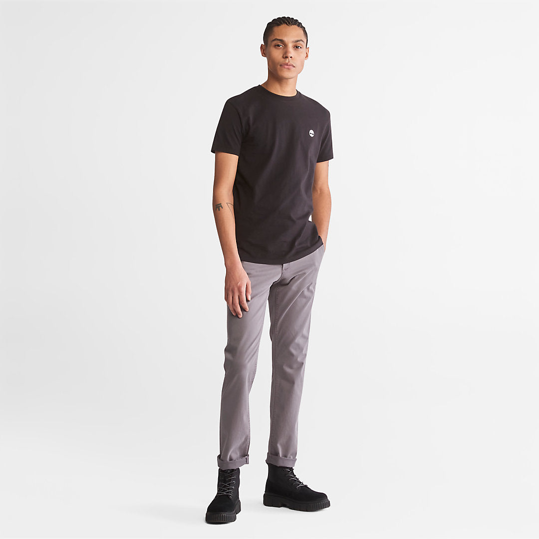 Timberland Mens 3xPack Organic Cotton T-Shirts for Men in Black, White, Grey