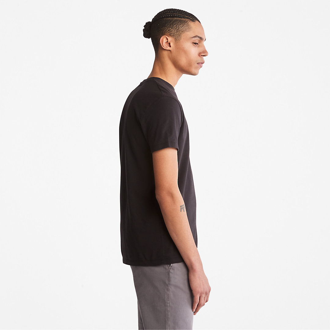 Timberland Mens 3xPack Organic Cotton T-Shirts for Men in Black, White, Grey