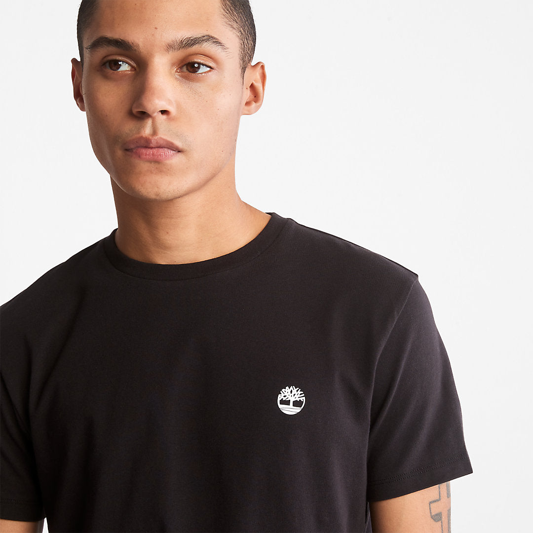 Timberland Mens 3xPack Organic Cotton T-Shirts for Men in Black, White, Grey