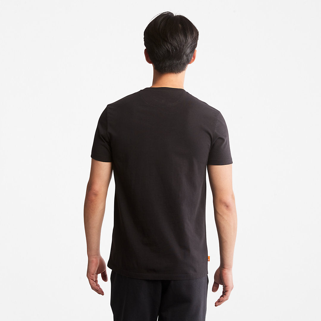 Timberland Mens Dunstan River Crew Tee for Men in Black