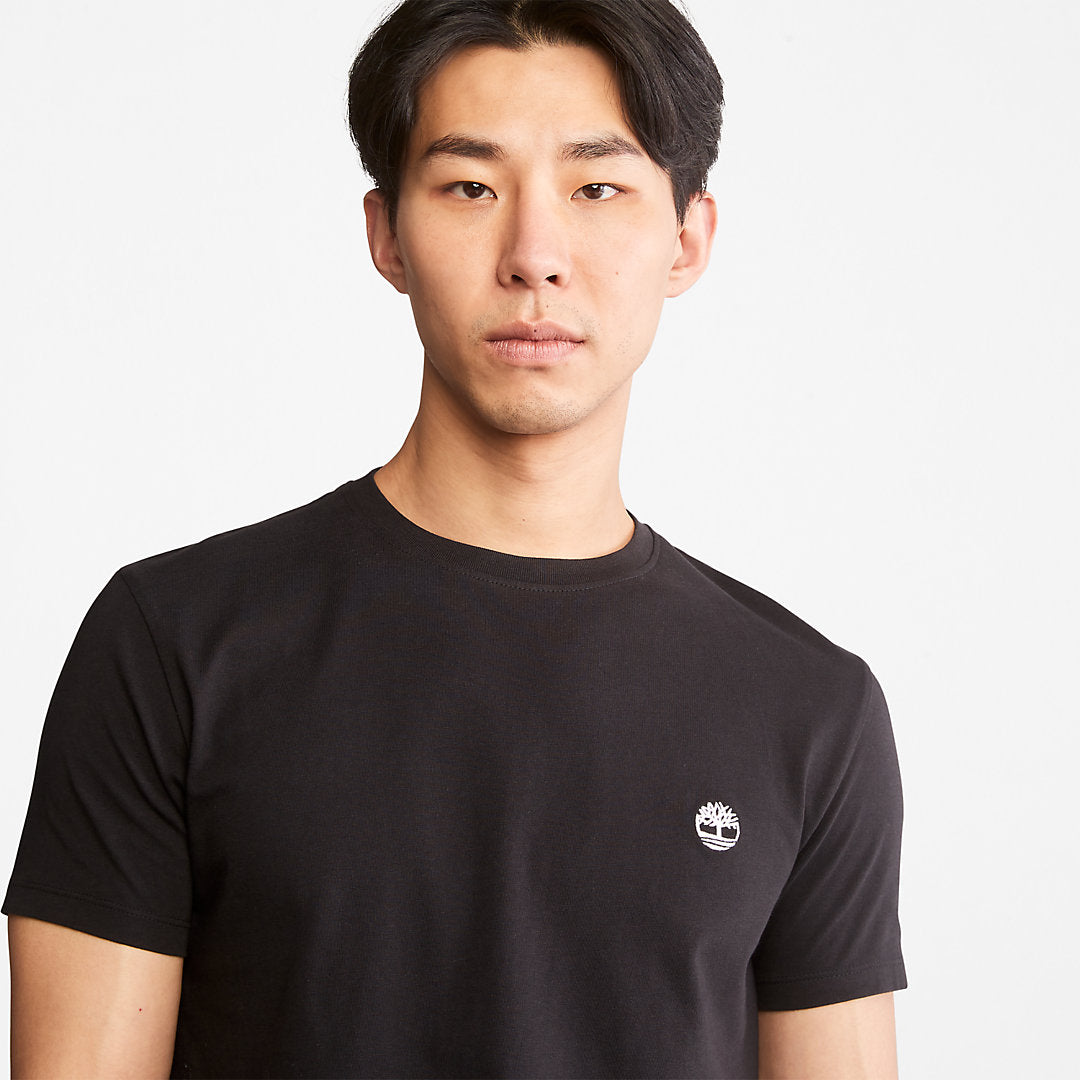 Timberland Mens Dunstan River Crew Tee for Men in Black