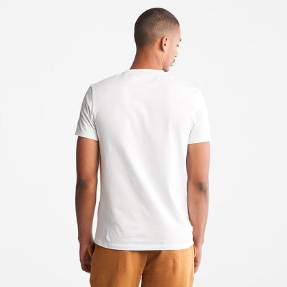Timberland Mens Dunstan River Crew Tee for Men in White