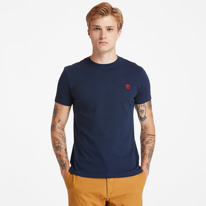 Timberland Mens Dunstan River Crew Tee for Men in Dark Blue