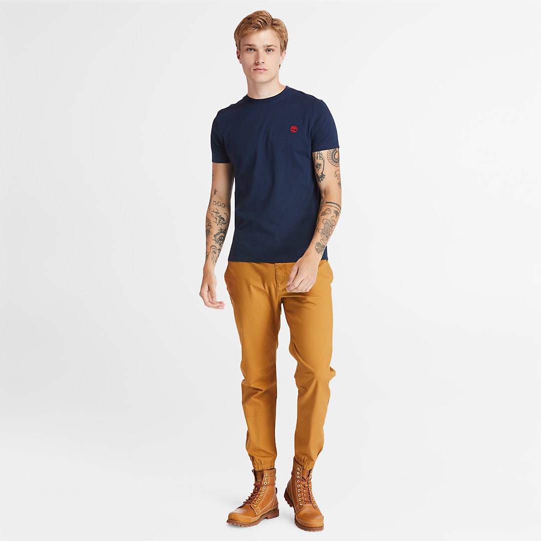 Timberland Mens Dunstan River Crew Tee for Men in Dark Blue