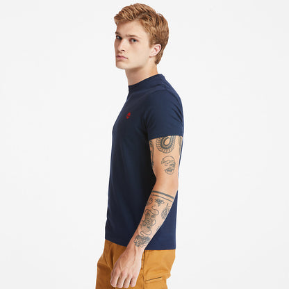 Timberland Mens Dunstan River Crew Tee for Men in Dark Blue