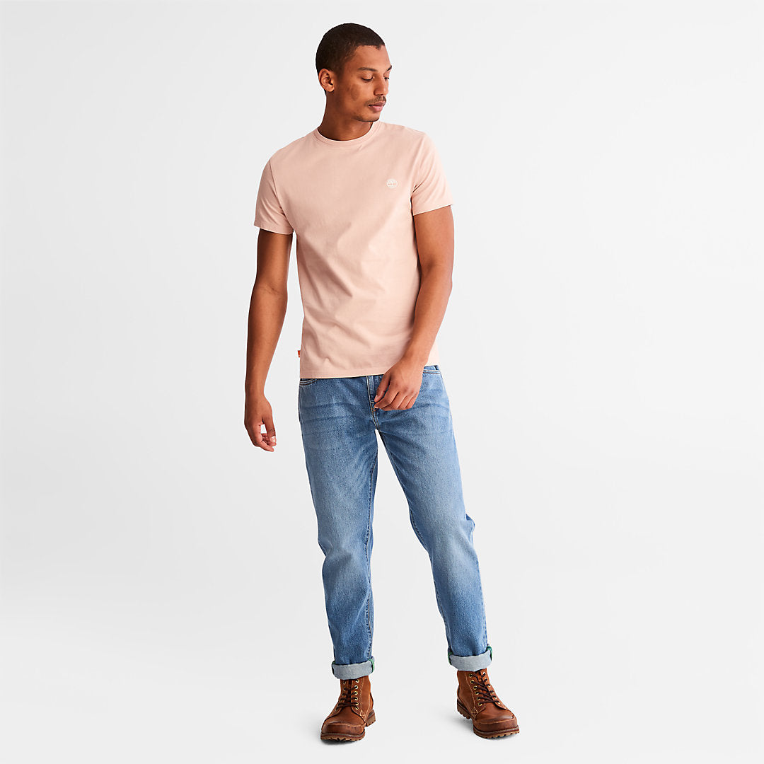 Timberland Mens Dunstan River T-Shirt for Men in Light Pink