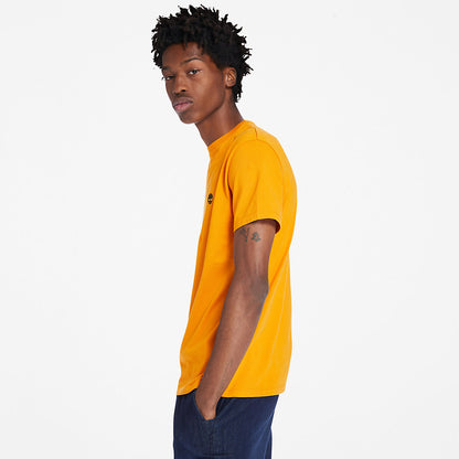 Timberland Mens Dunstan River Crew Tee for Men in Orange
