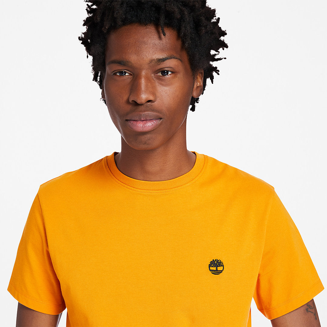 Timberland Mens Dunstan River Crew Tee for Men in Orange