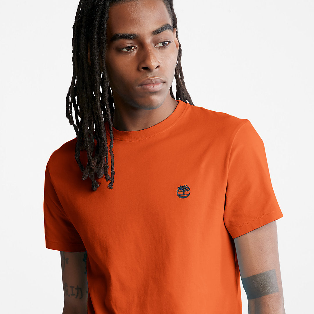 Timberland Mens Dunstan River T-Shirt for Men in Orange