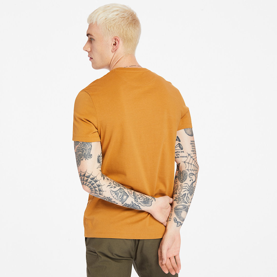 Timberland Mens Dunstan River Crew Tee for Men in Yellow