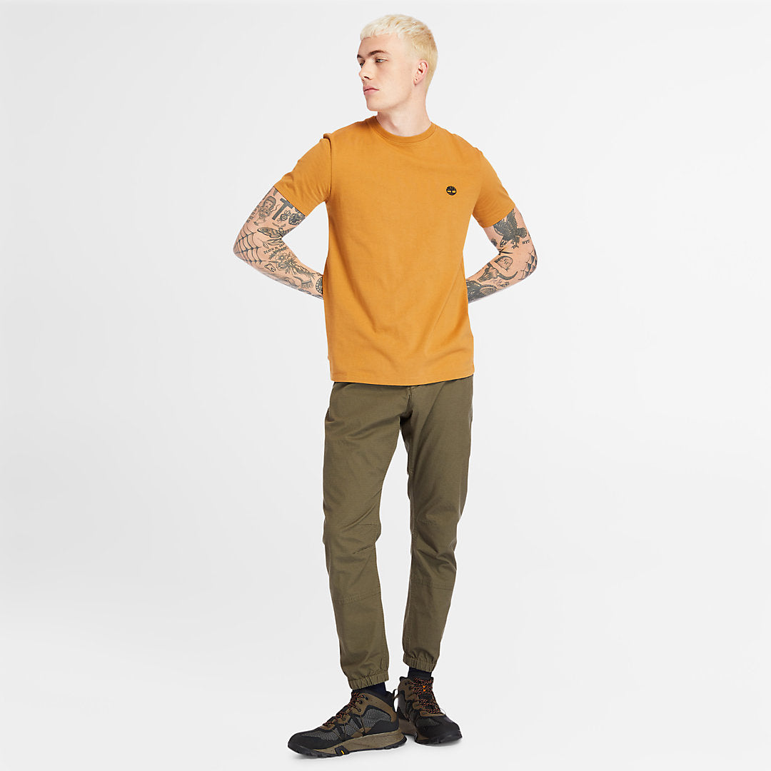 Timberland Mens Dunstan River Crew Tee for Men in Yellow
