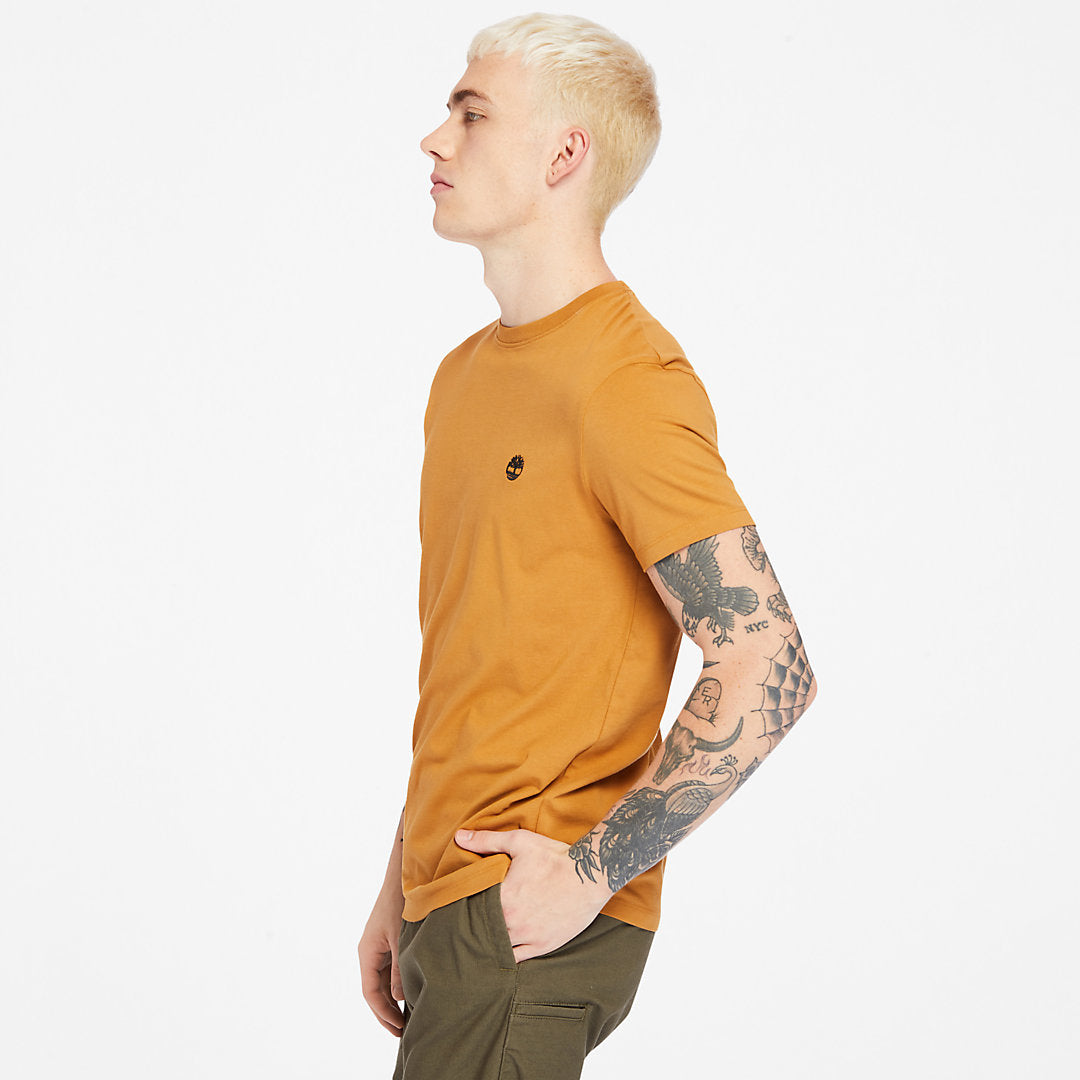Timberland Mens Dunstan River Crew Tee for Men in Yellow