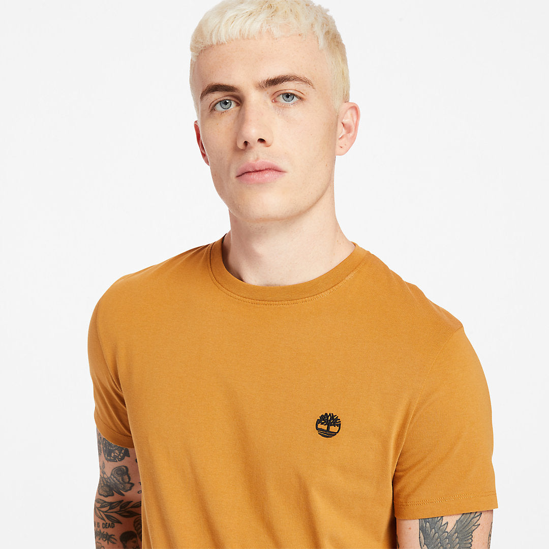 Timberland Mens Dunstan River Crew Tee for Men in Yellow