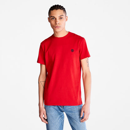 Timberland Mens Dunstan River Crew Tee for Men in Red