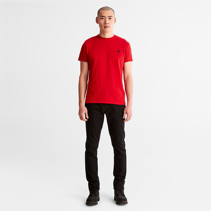 Timberland Mens Dunstan River Crew Tee for Men in Red