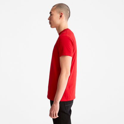 Timberland Mens Dunstan River Crew Tee for Men in Red