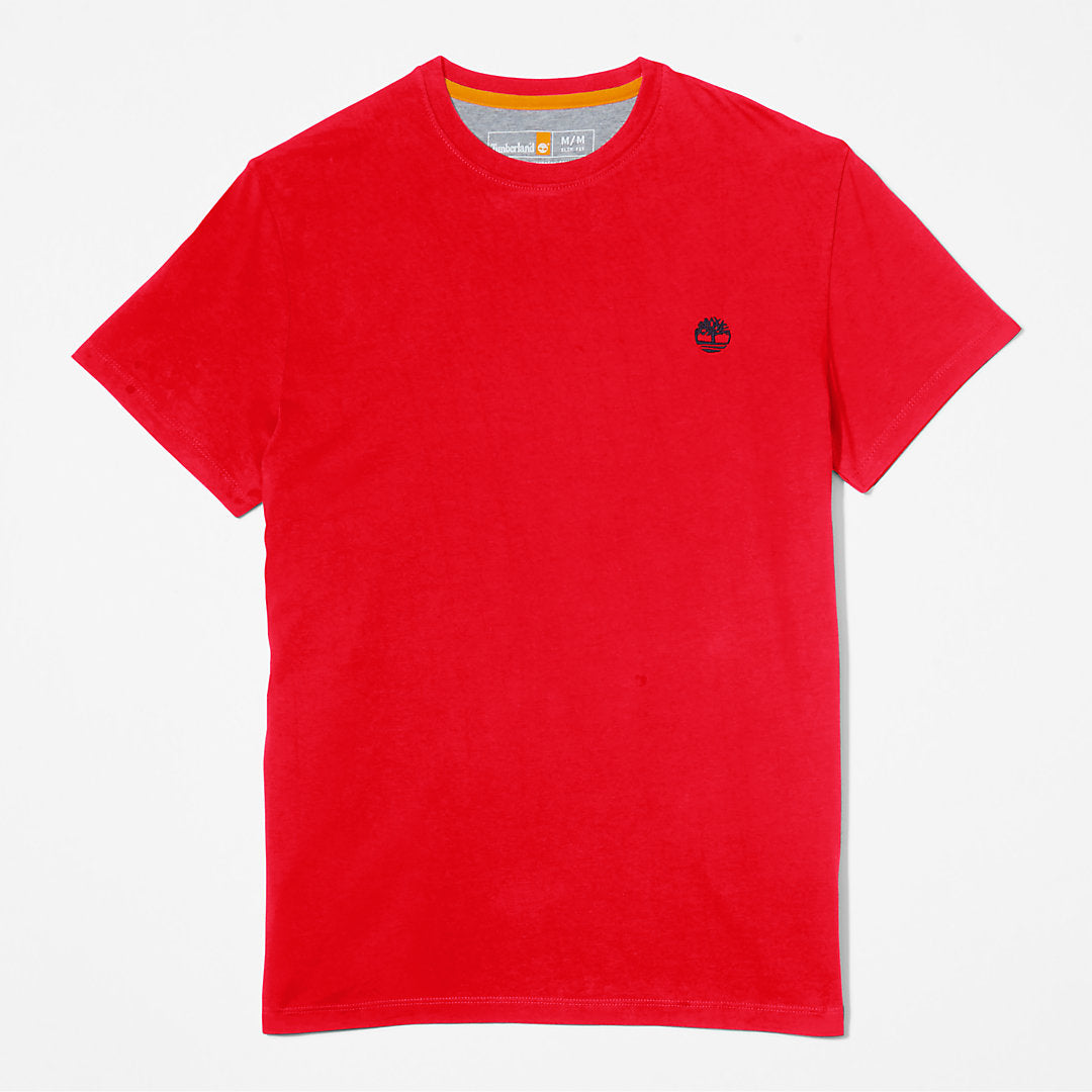 Timberland Mens Dunstan River Crew Tee for Men in Red