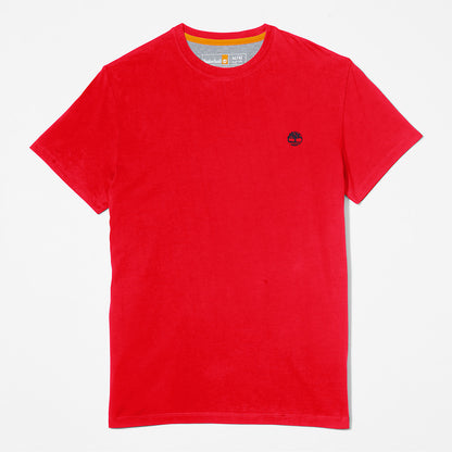 Timberland Mens Dunstan River Crew Tee for Men in Red