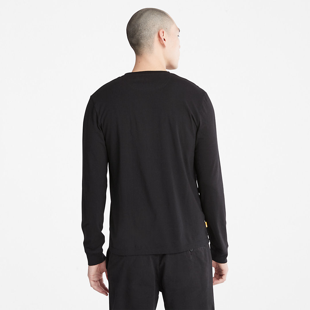 Timberland Mens Dunstan River LS T-Shirt for Men in Black