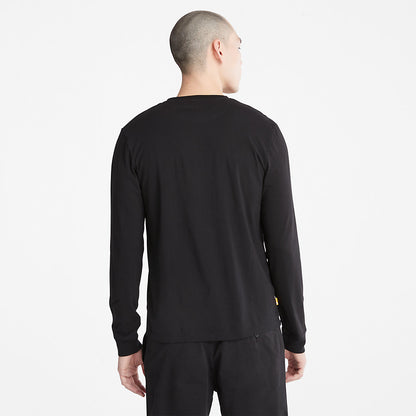 Timberland Mens Dunstan River LS T-Shirt for Men in Black