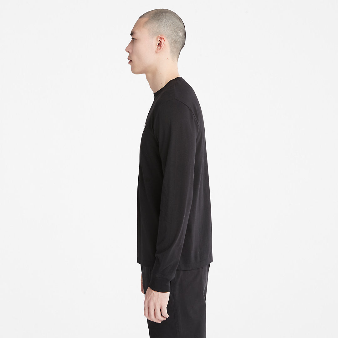 Timberland Mens Dunstan River LS T-Shirt for Men in Black