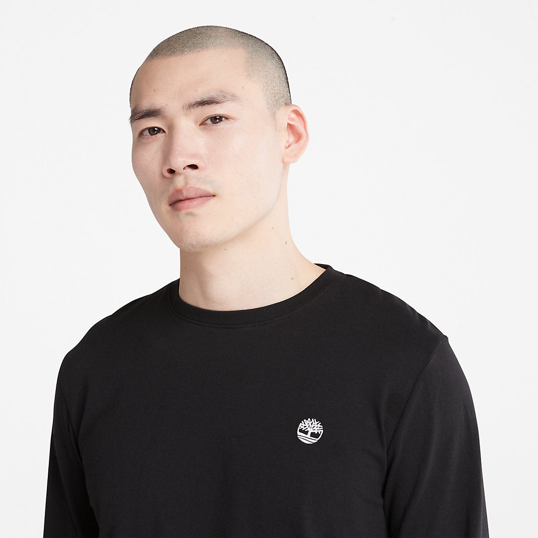 Timberland Mens Dunstan River LS T-Shirt for Men in Black