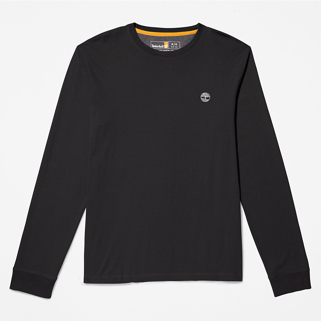 Timberland Mens Dunstan River LS T-Shirt for Men in Black
