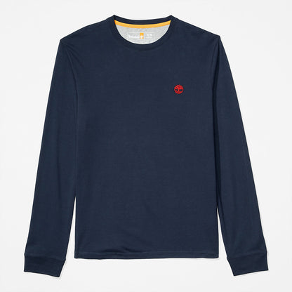Timberland Mens Dunstan River LS T-Shirt for Men in Navy
