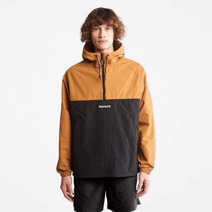 Timberland Mens Pullover Windbreaker Jacket for All Gender in Yellow