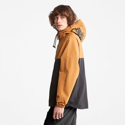 Timberland Mens Pullover Windbreaker Jacket for All Gender in Yellow