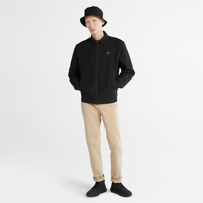 Timberland Mens Stratham Bomber Jacket for Men in Black