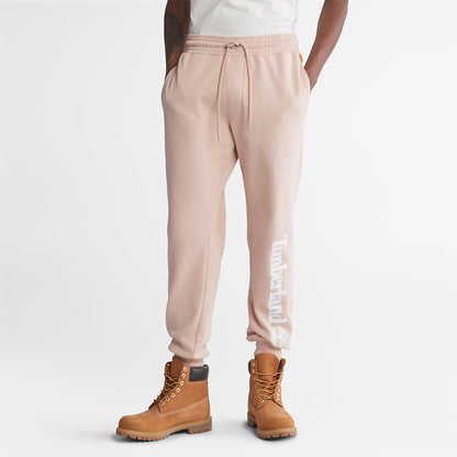 Timberland Mens Core Logo Sweatpants for Men in Light Pink
