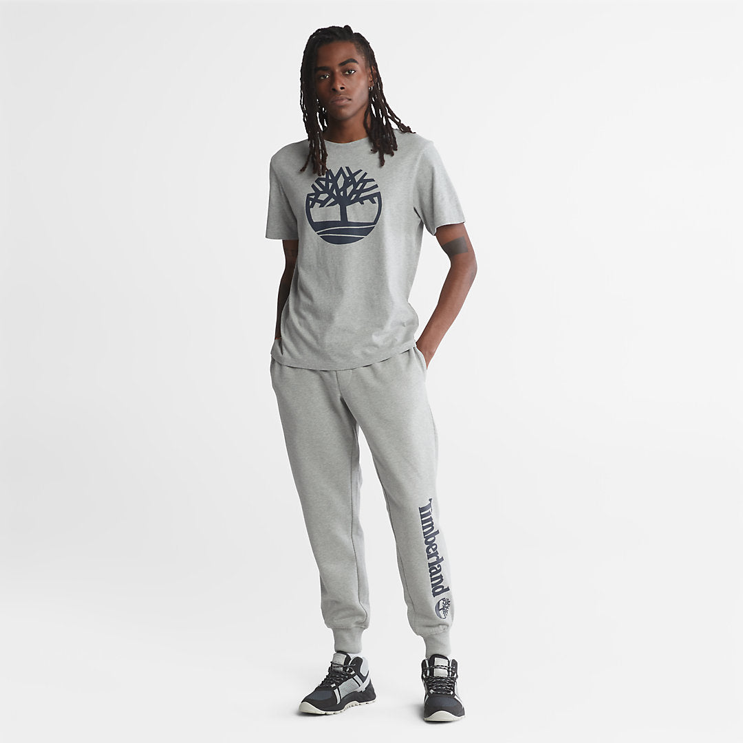 Timberland Mens Logo Sweatpants for Men in Grey