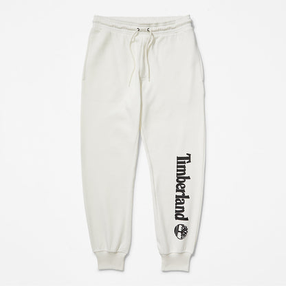 Timberland Mens Core Logo Sweatpants for Men in White