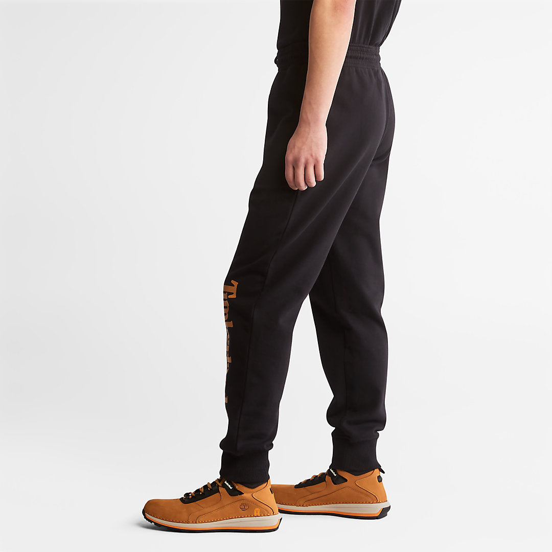 Timberland Mens Core Logo Sweatpants for Men in Black