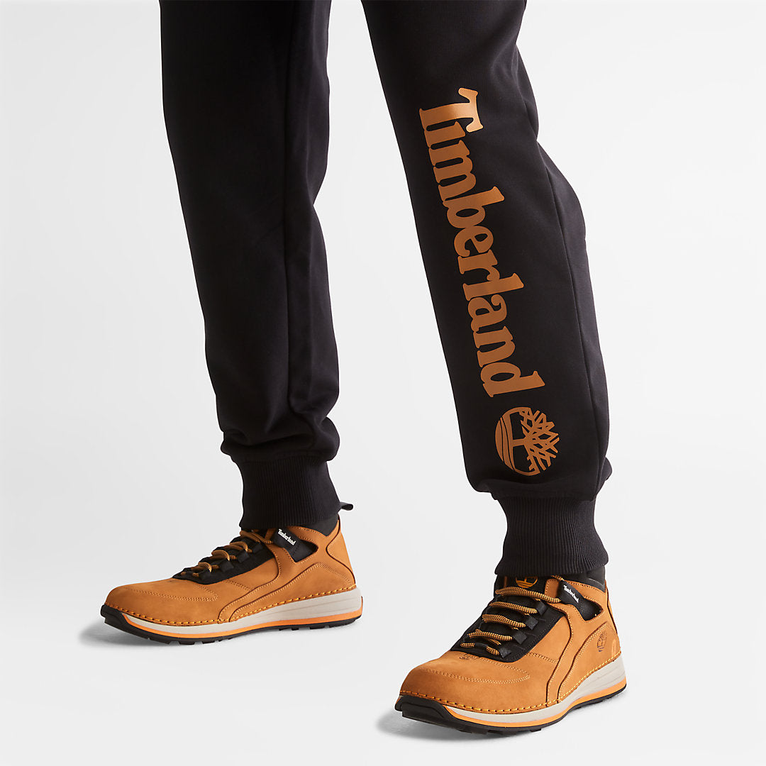 Timberland Mens Core Logo Sweatpants for Men in Black