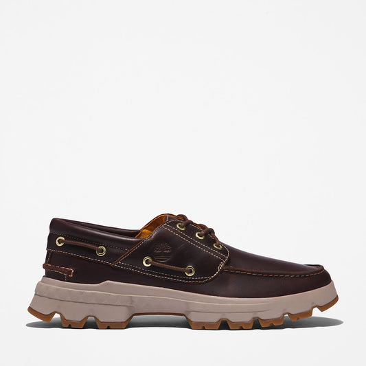 Timberland Mens GreenStride™ TBL® Originals EK+ Moc-toe Boat Shoe for Men in Burgundy
