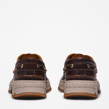 Timberland Mens GreenStride™ TBL® Originals EK+ Moc-toe Boat Shoe for Men in Burgundy