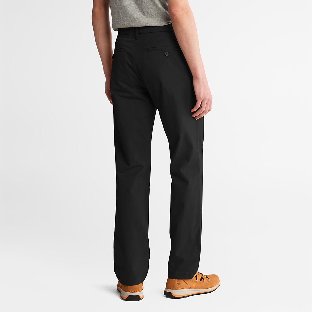Timberland Mens Squam Lake Twill Chino Pants for Men in Black