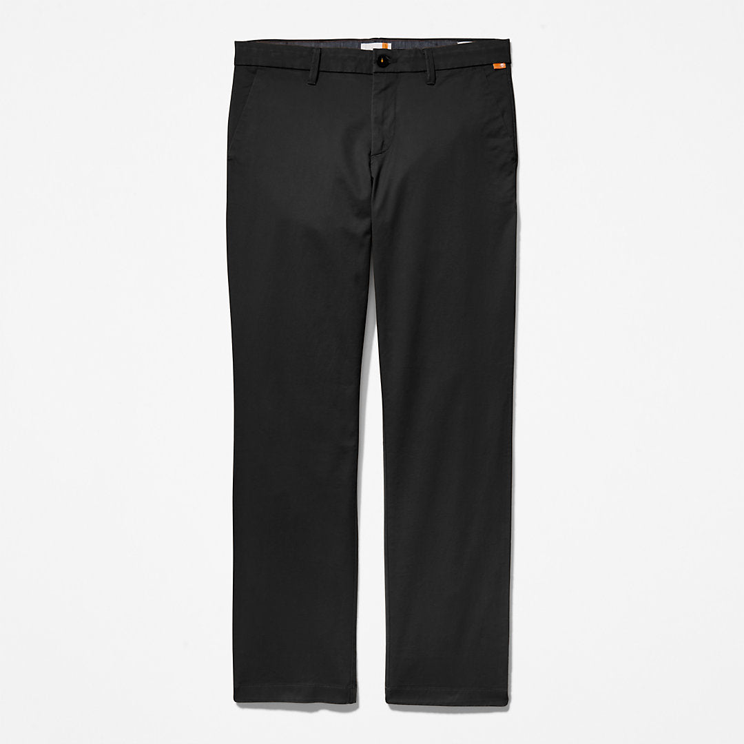 Timberland Mens Squam Lake Twill Chino Pants for Men in Black