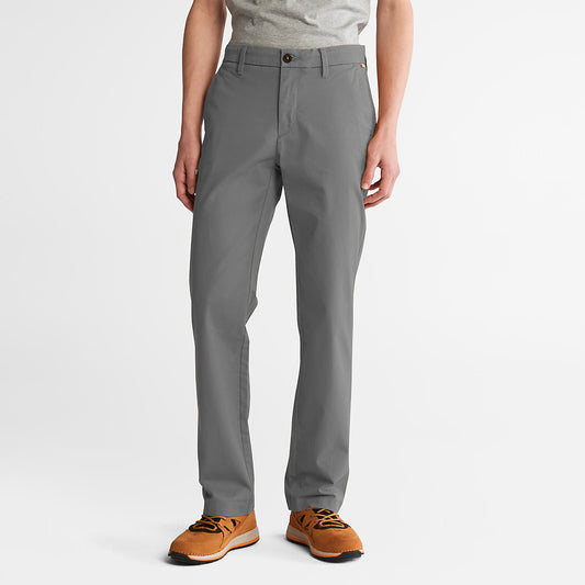 Timberland Mens Squam Lake Stretch Chinos for Men in Grey