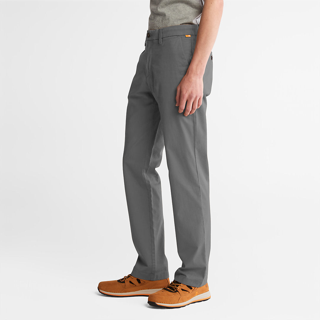 Timberland Mens Squam Lake Stretch Chinos for Men in Grey