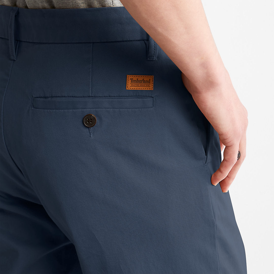 Timberland Mens Squam Lake Stretch Chinos for Men in Blue