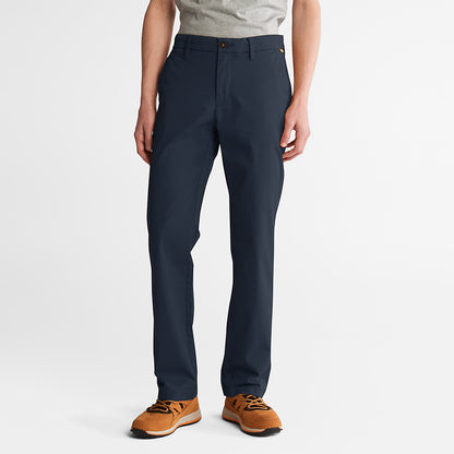 Timberland Mens Squam Lake Twill Chino Pants for Men in Navy