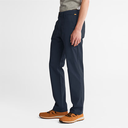 Timberland Mens Squam Lake Twill Chino Pants for Men in Navy