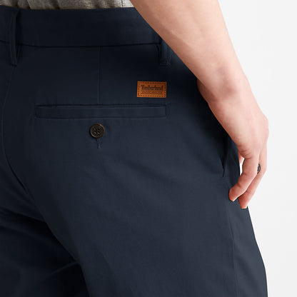 Timberland Mens Squam Lake Twill Chino Pants for Men in Navy